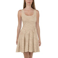 Skater Dress 3XL Skater Dress AwRans Clothing all-over-print-skater-dress-white-front-689b2c3ae78db