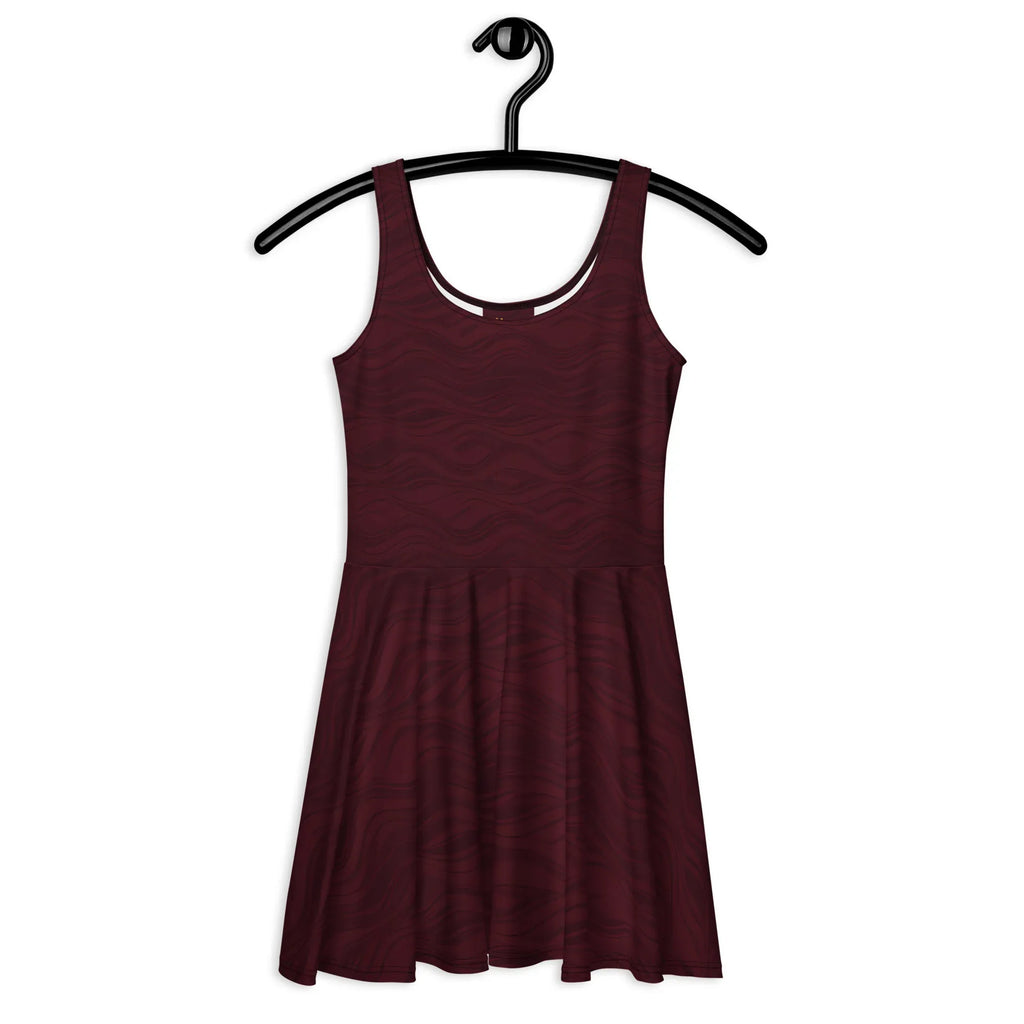 Skater Dress Skater Dress AwRans Clothing all-over-print-skater-dress-white-front-689b2cdaa6a0c