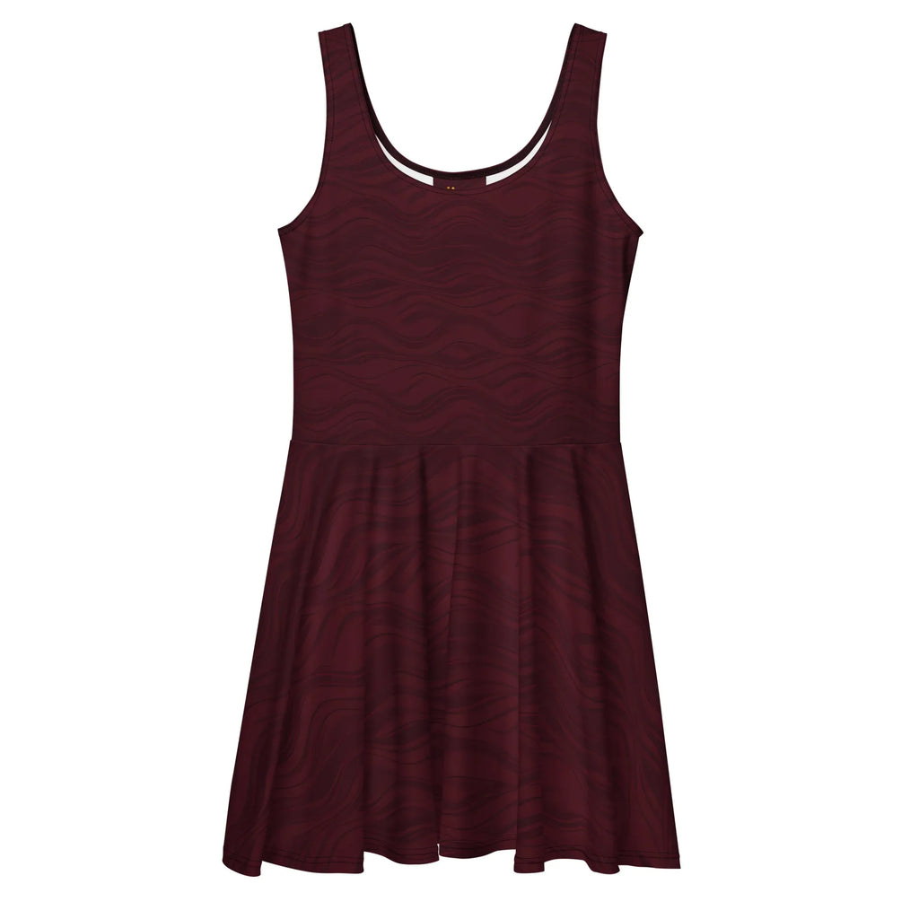 Skater Dress Skater Dress AwRans Clothing all-over-print-skater-dress-white-front-689b2cdaa6ac2