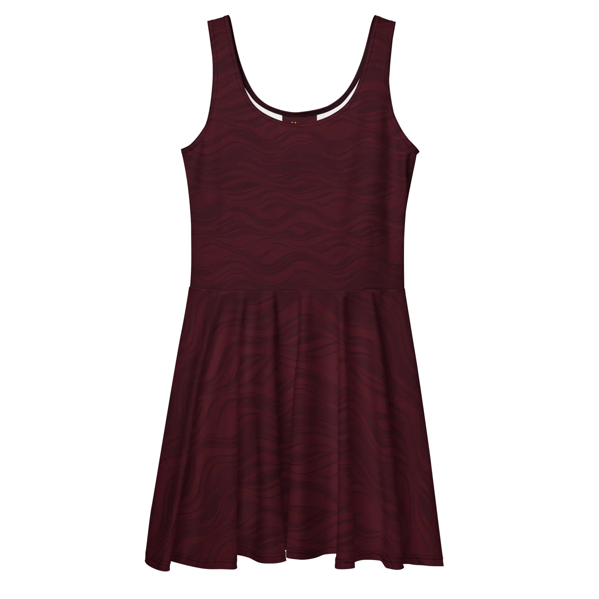 Skater Dress Skater Dress AwRans Clothing all-over-print-skater-dress-white-front-689b2cdaa6ac2