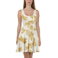 Skater Dress 3XL Skater Dress AwRans Clothing all-over-print-skater-dress-white-front-689b2d0e97624