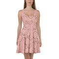 Skater Dress 3XL Skater Dress AwRans Clothing all-over-print-skater-dress-white-front-689b2d452330e