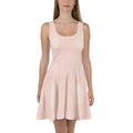 Skater Dress 3XL Skater Dress AwRans Clothing all-over-print-skater-dress-white-front-689b2daebe06a
