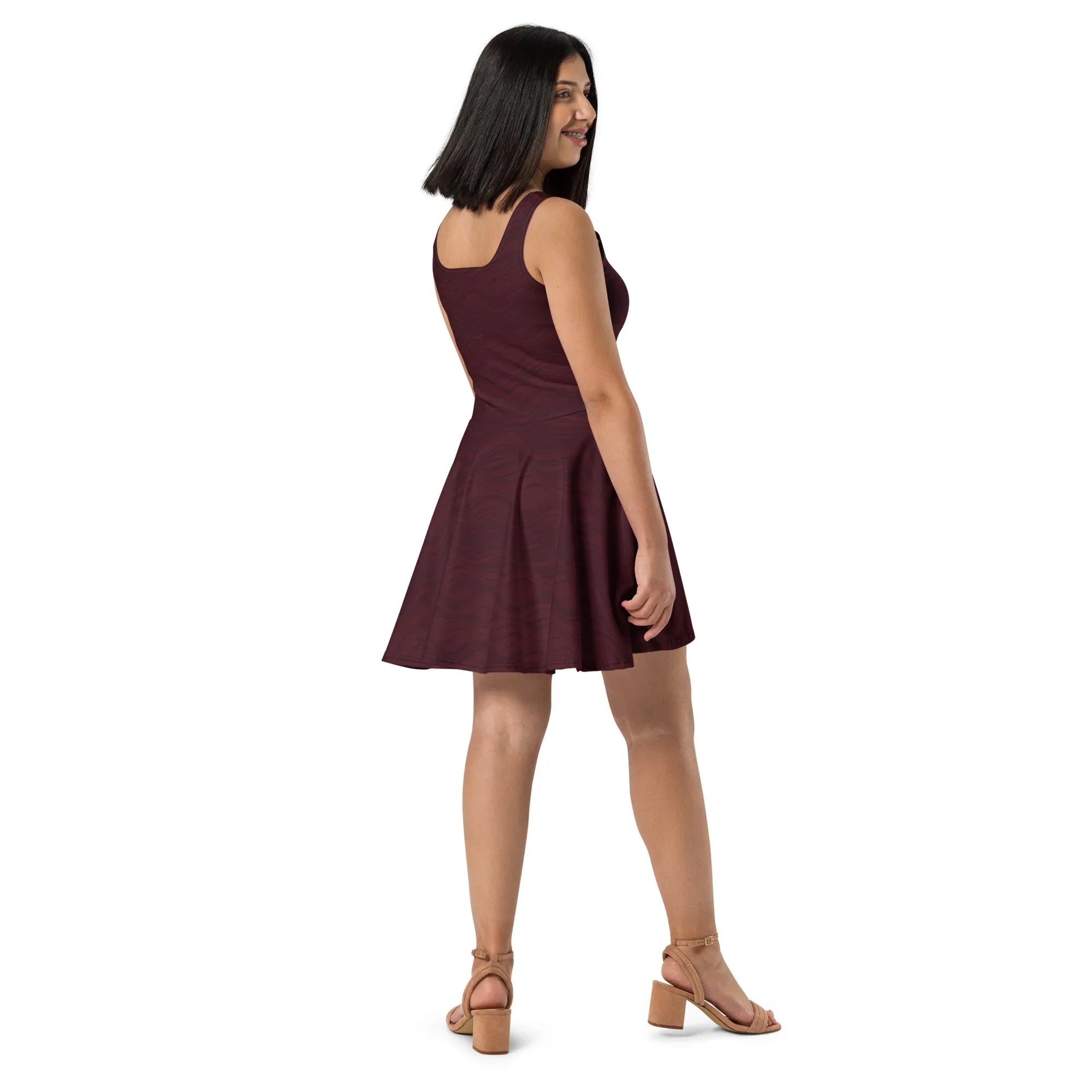 Skater Dress Skater Dress AwRans Clothing all-over-print-skater-dress-white-right-689b2cdaa674a