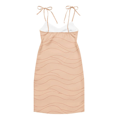 Tie-Strap Midi Dress - AwRans Clothing