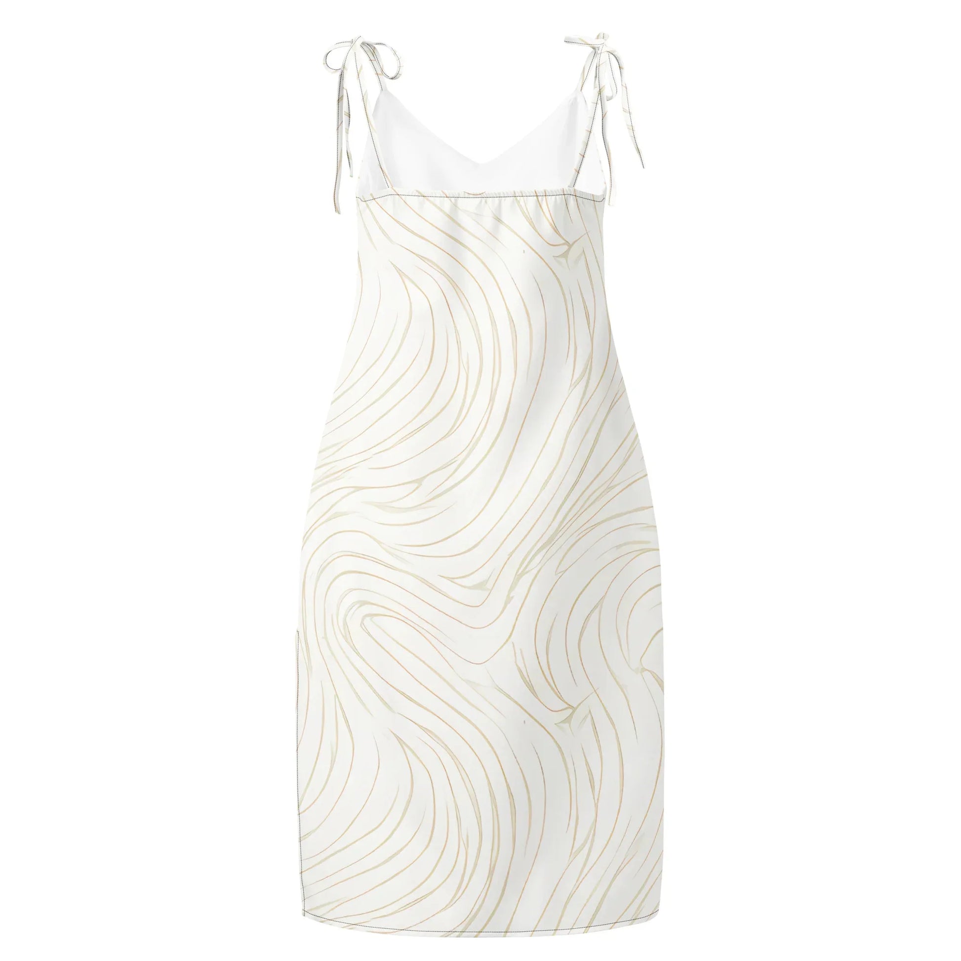 Tie-Strap Midi Dress - AwRans Clothing