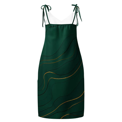 Tie-Strap Midi Dress - AwRans Clothing