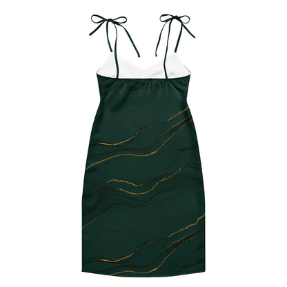 Tie-Strap Midi Dress - AwRans Clothing