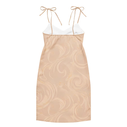 Tie-Strap Midi Dress - AwRans Clothing