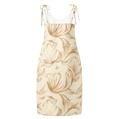 Tie-Strap Midi Dress - AwRans Clothing