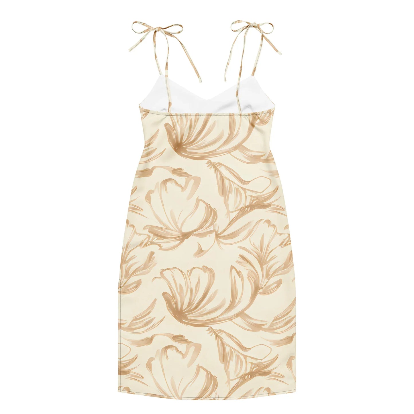 Tie-Strap Midi Dress - AwRans Clothing