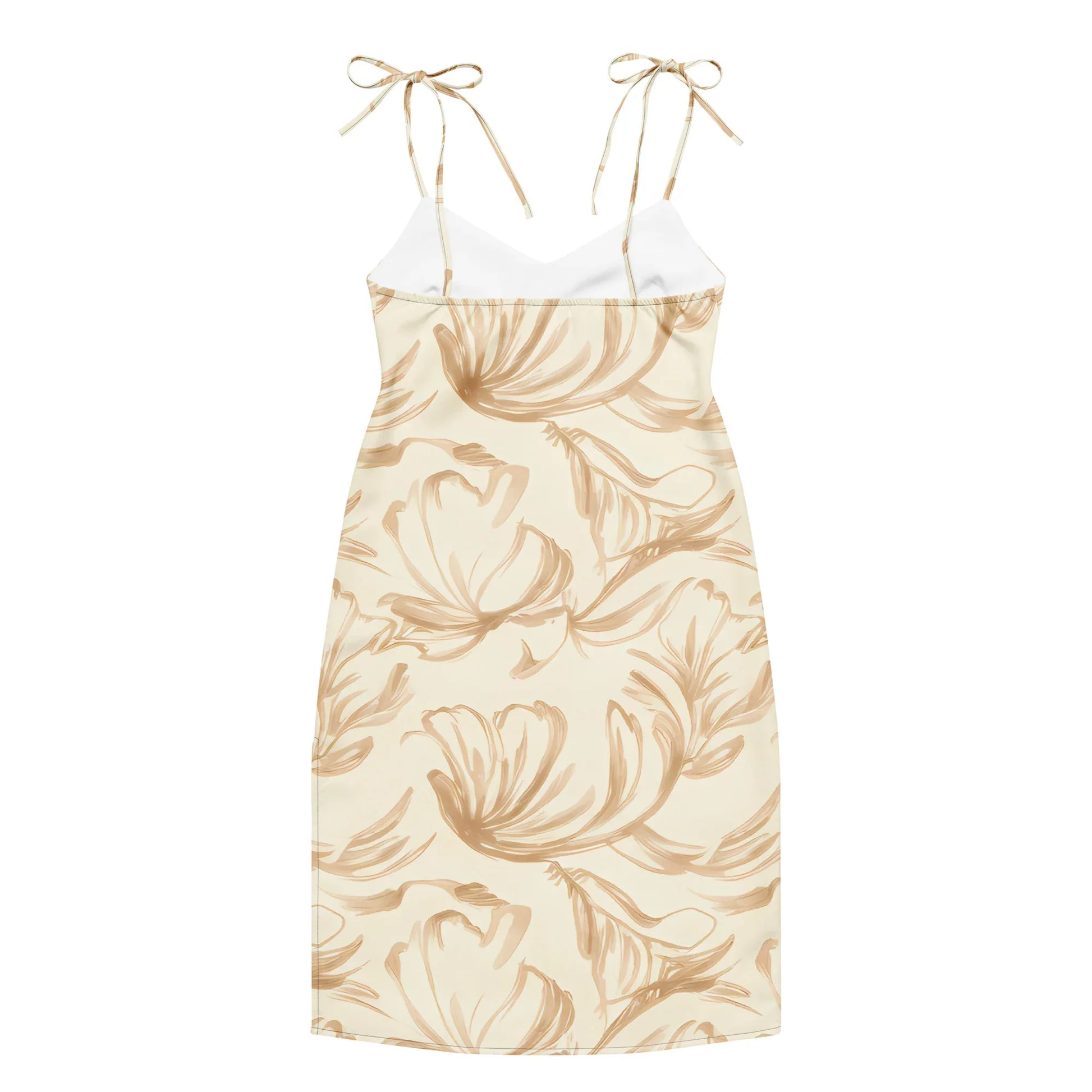 Tie-Strap Midi Dress - AwRans Clothing