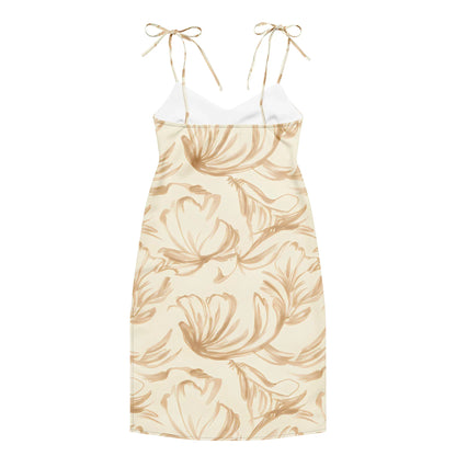 Tie-Strap Midi Dress - AwRans Clothing