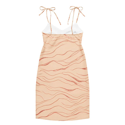 Tie-Strap Midi Dress - AwRans Clothing