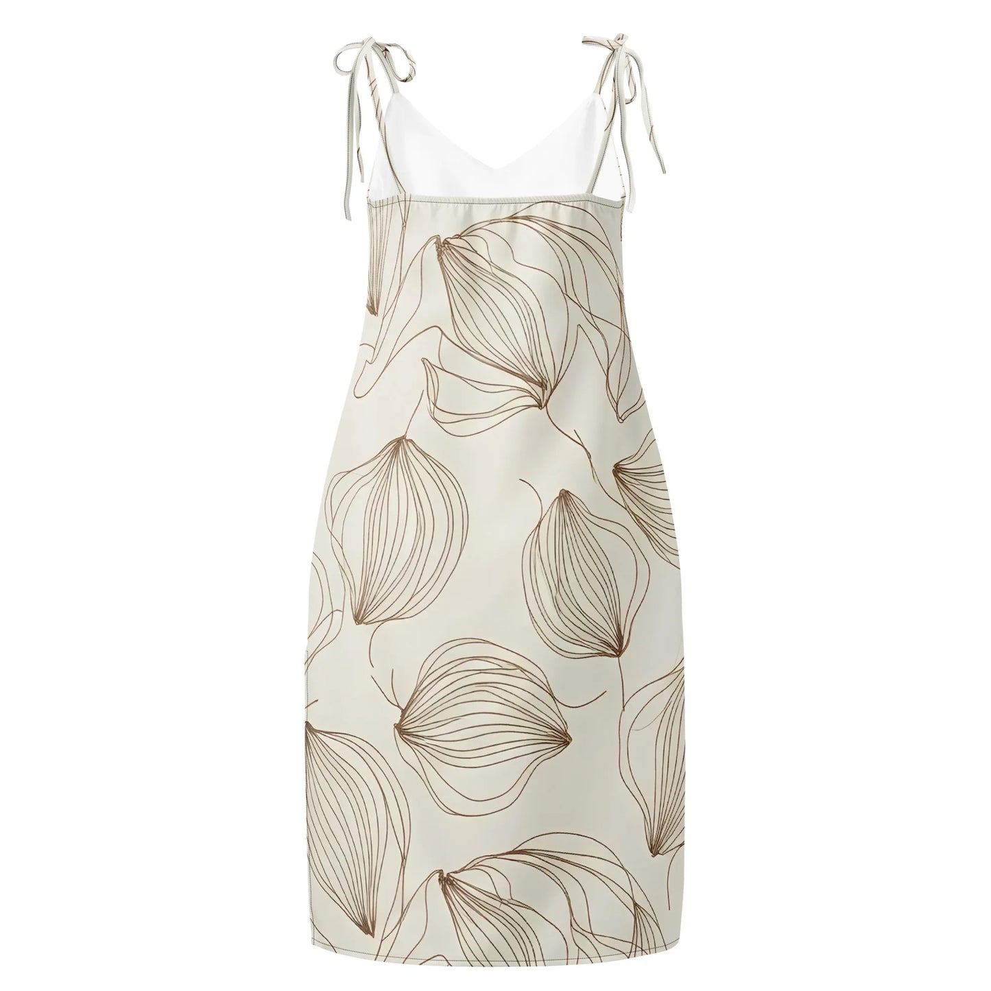 Tie-Strap Midi Dress - AwRans Clothing