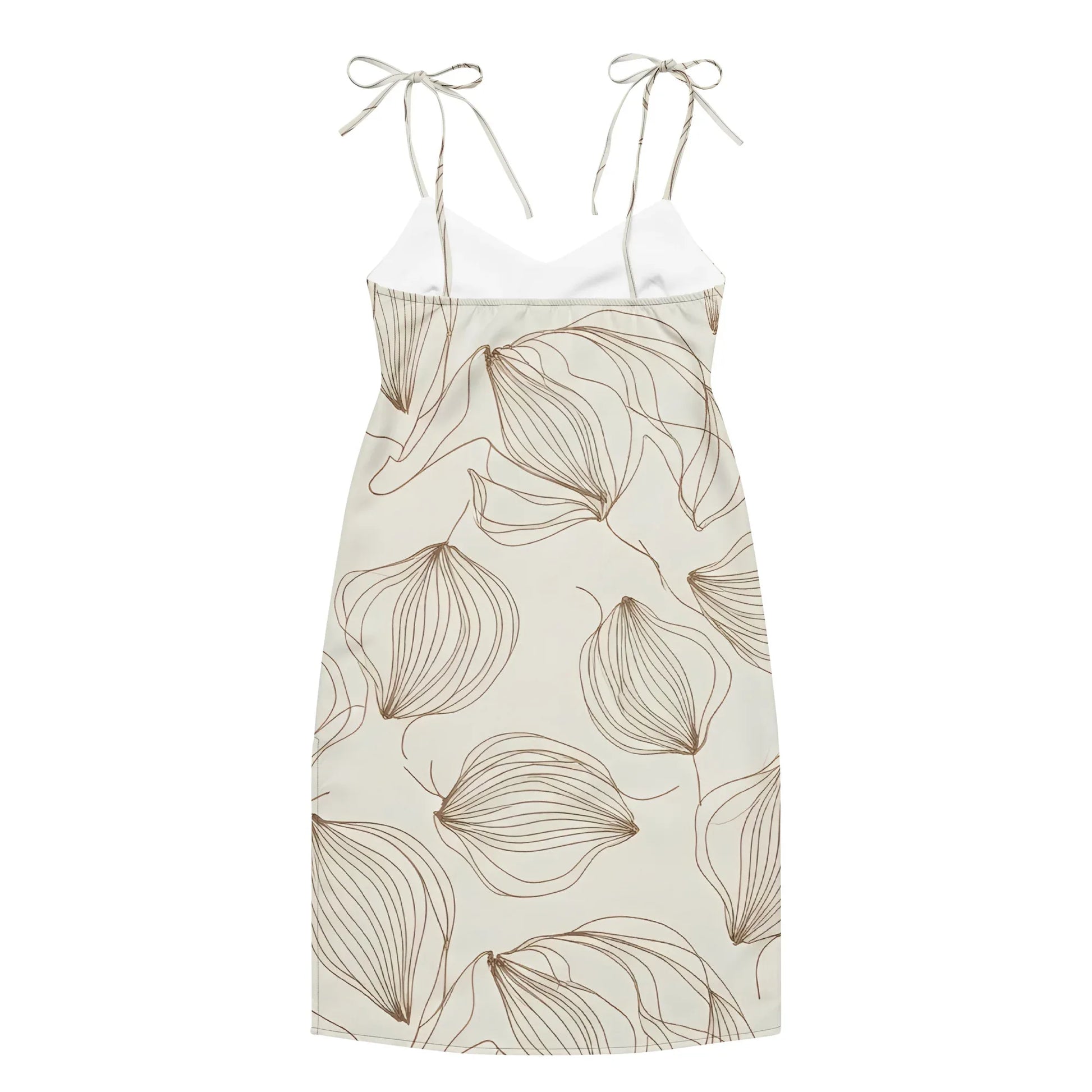 Tie-Strap Midi Dress - AwRans Clothing