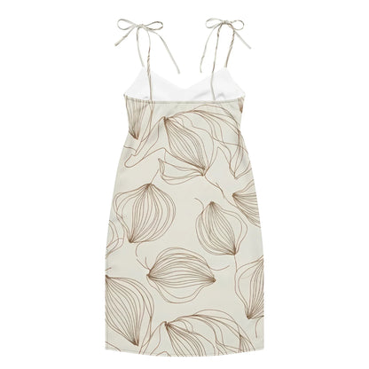 Tie-Strap Midi Dress - AwRans Clothing