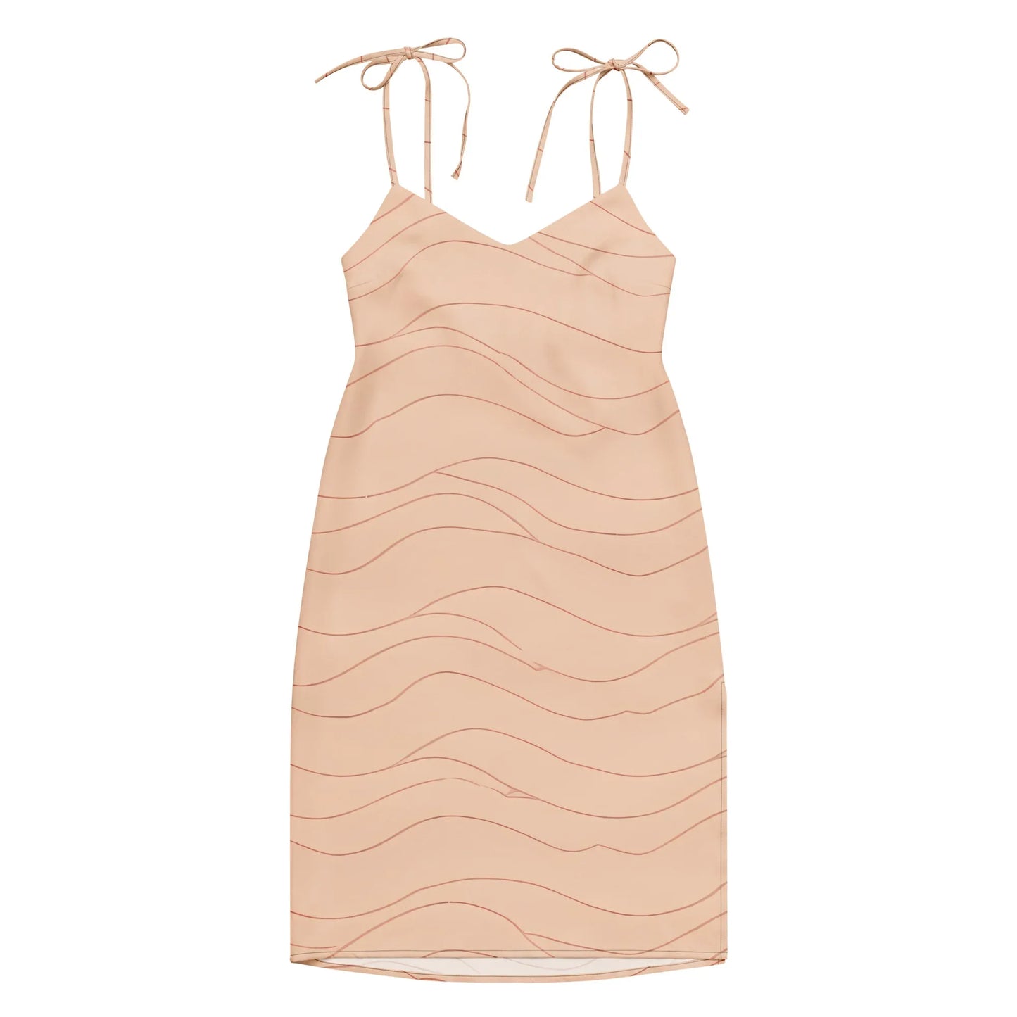 Tie-Strap Midi Dress - AwRans Clothing