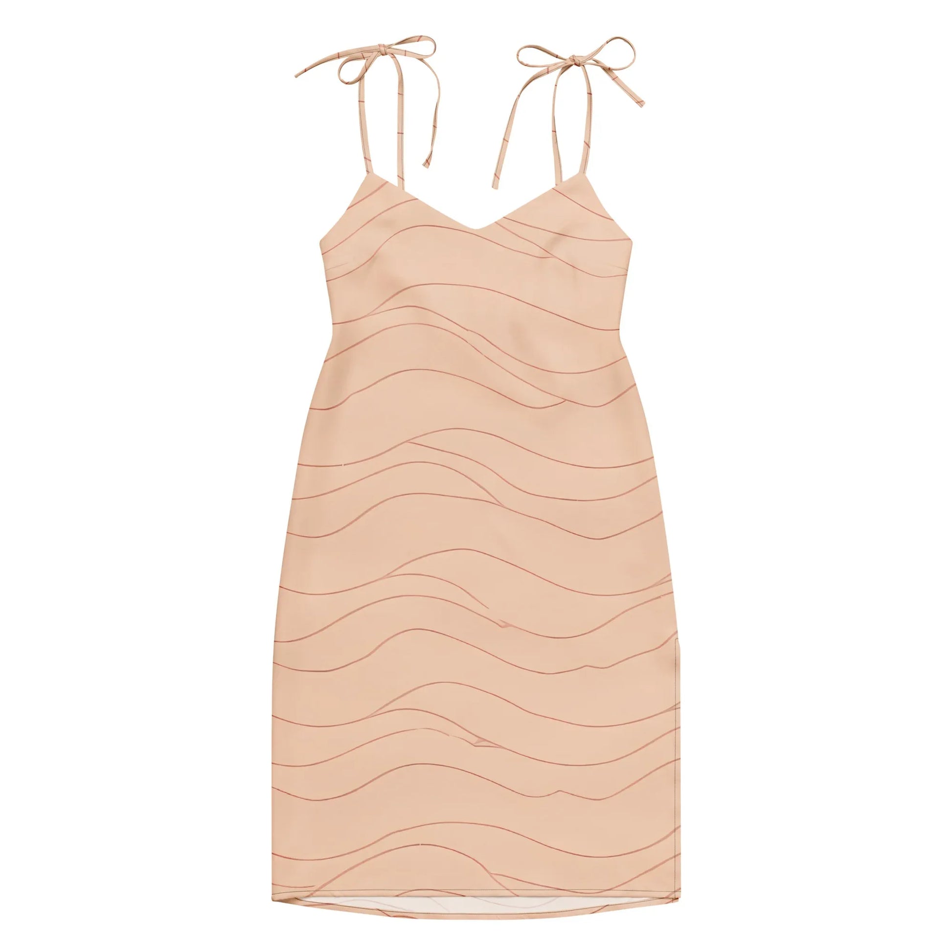 Tie-Strap Midi Dress - AwRans Clothing