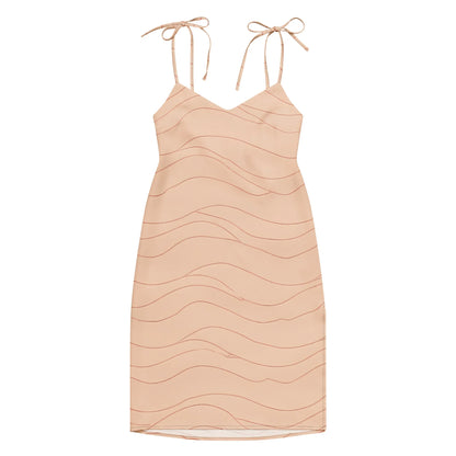 Tie-Strap Midi Dress - AwRans Clothing