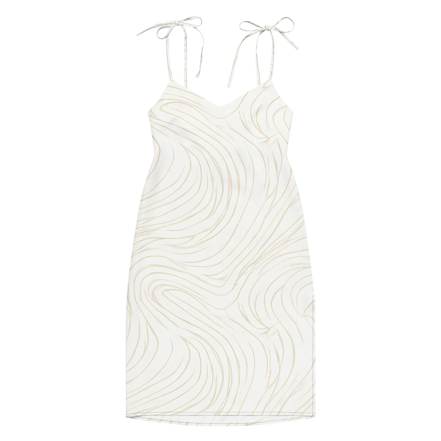 Tie-Strap Midi Dress - AwRans Clothing