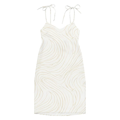 Tie-Strap Midi Dress - AwRans Clothing