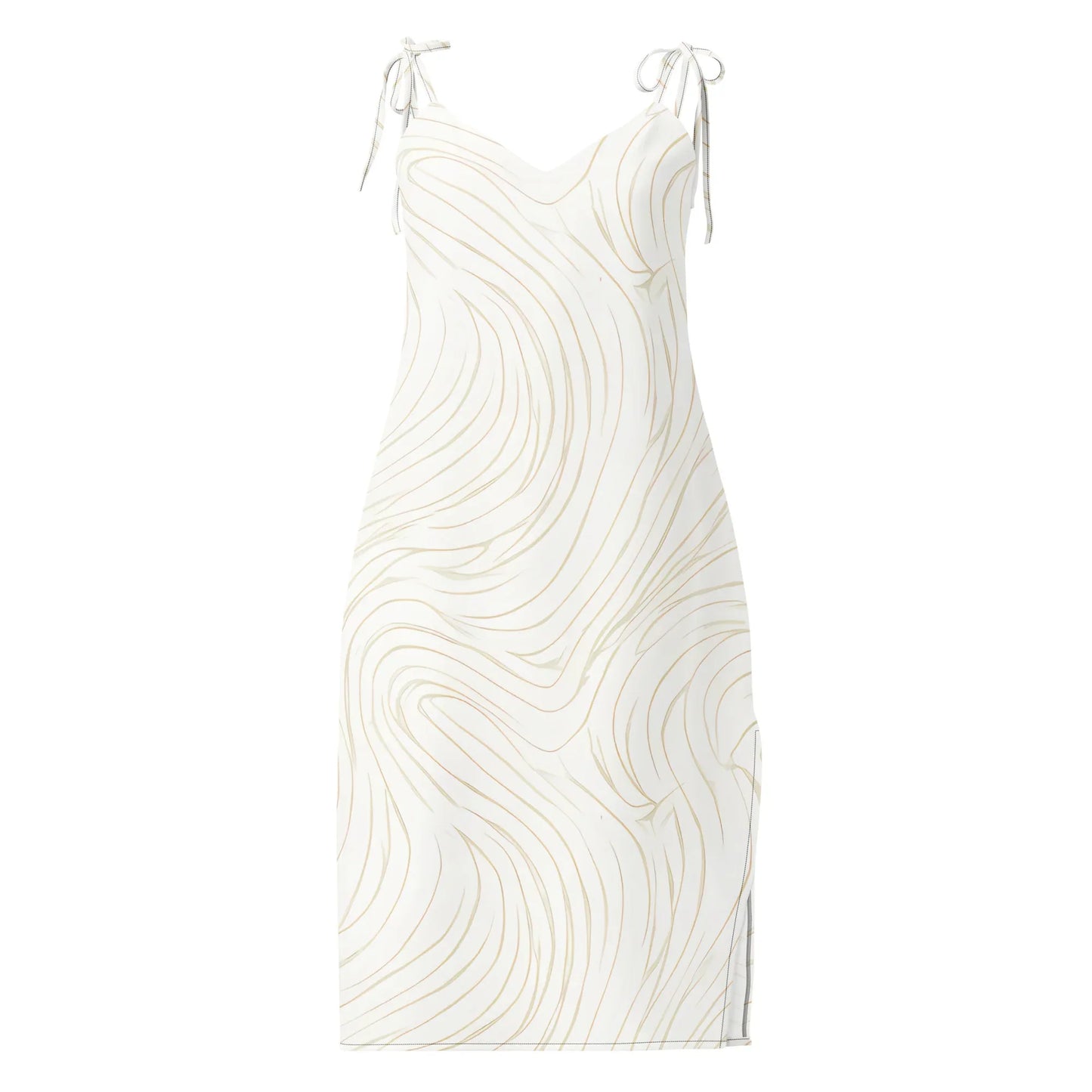 Tie-Strap Midi Dress - AwRans Clothing