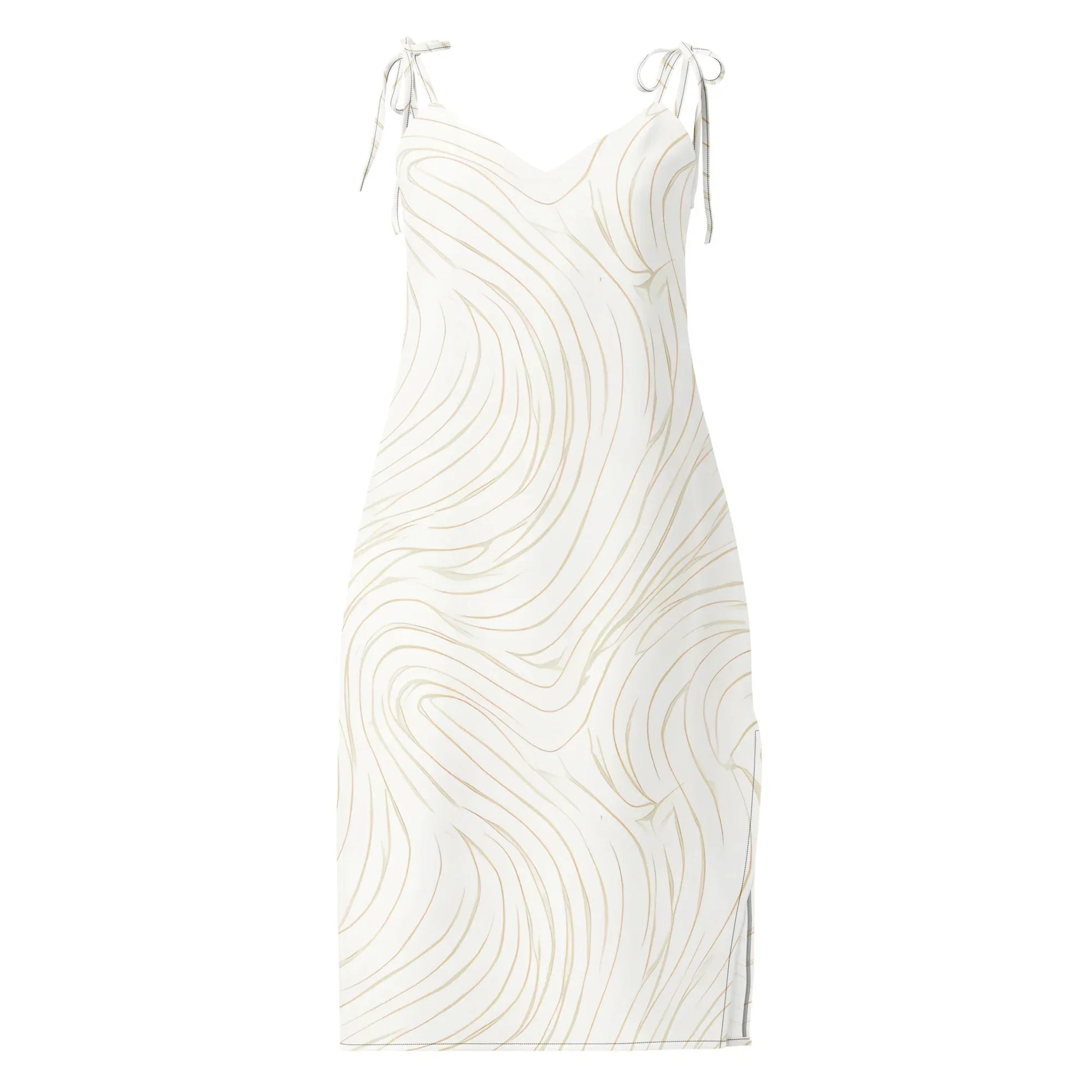 Tie-Strap Midi Dress - AwRans Clothing