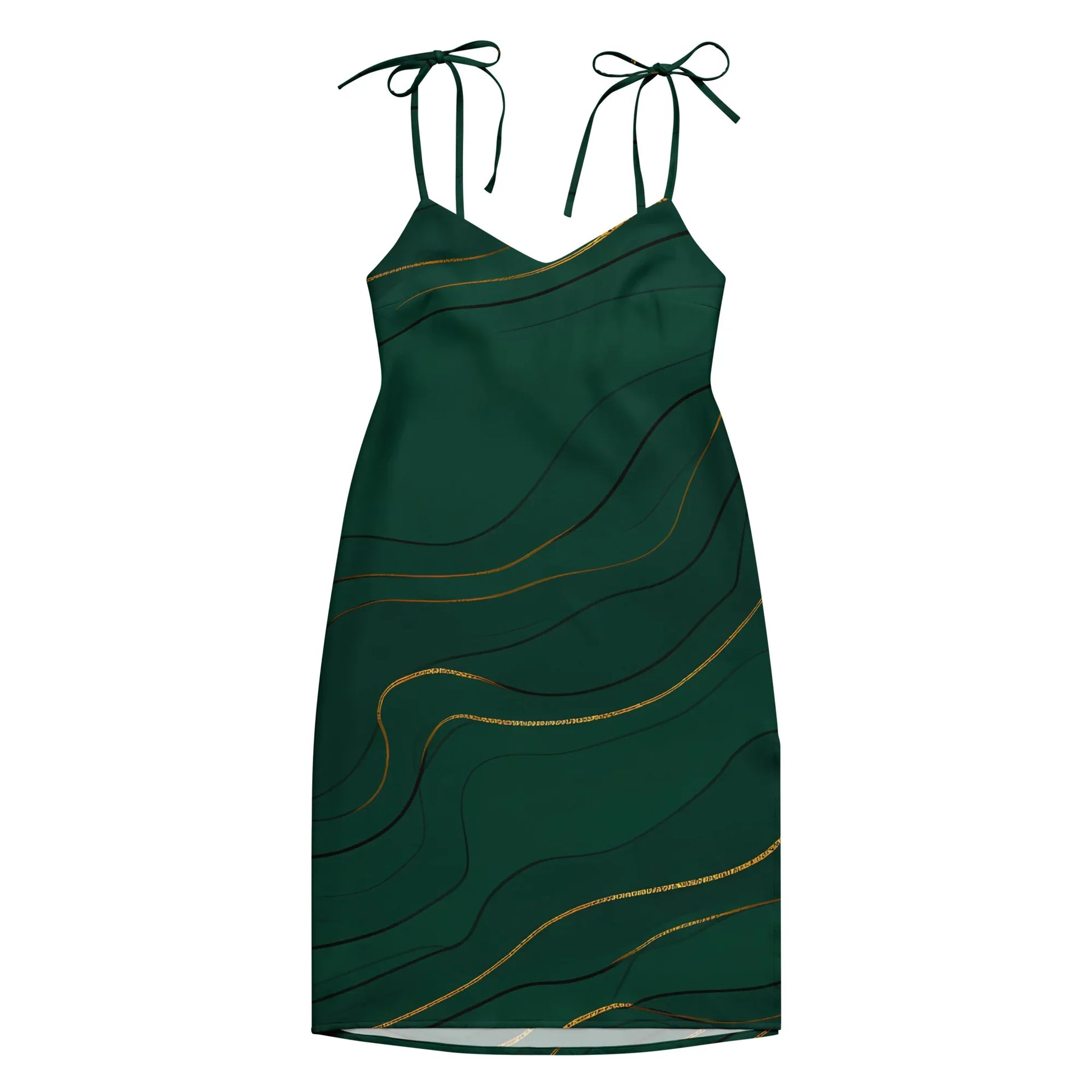 Tie-Strap Midi Dress - AwRans Clothing