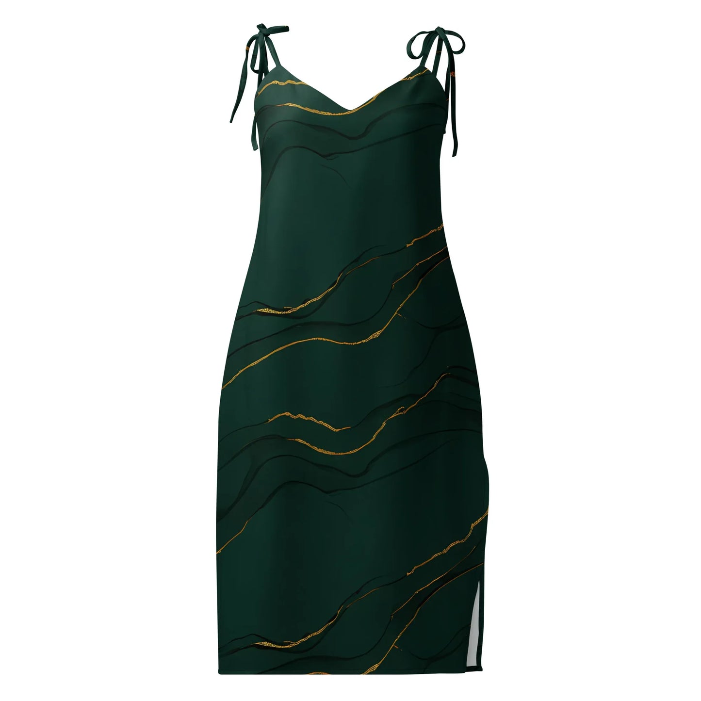 Tie-Strap Midi Dress - AwRans Clothing