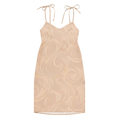 Tie-Strap Midi Dress - AwRans Clothing