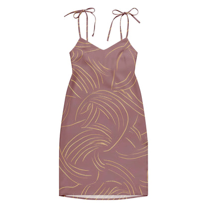 Tie-Strap Midi Dress - AwRans Clothing