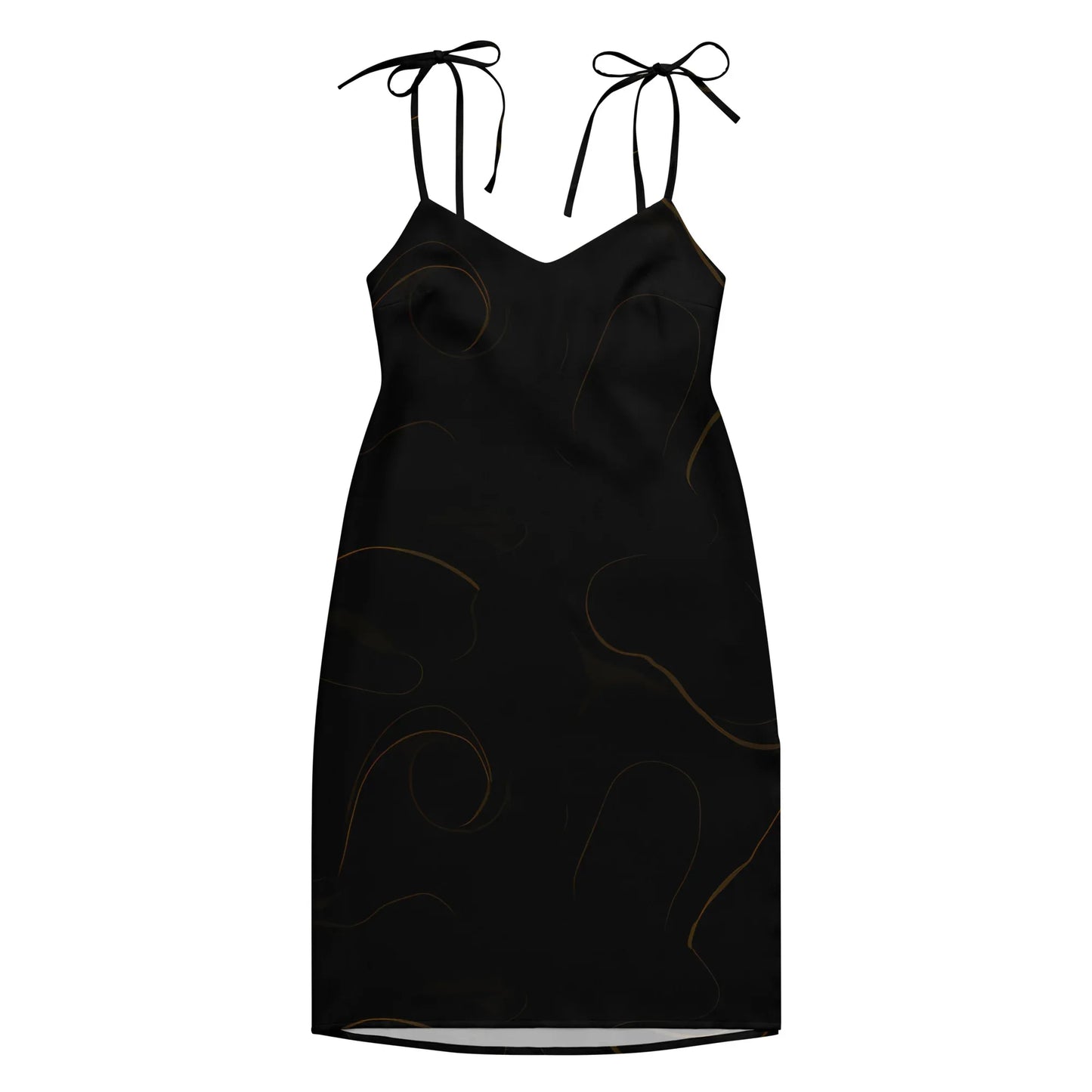 Tie-Strap Midi Dress - AwRans Clothing