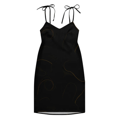 Tie-Strap Midi Dress - AwRans Clothing