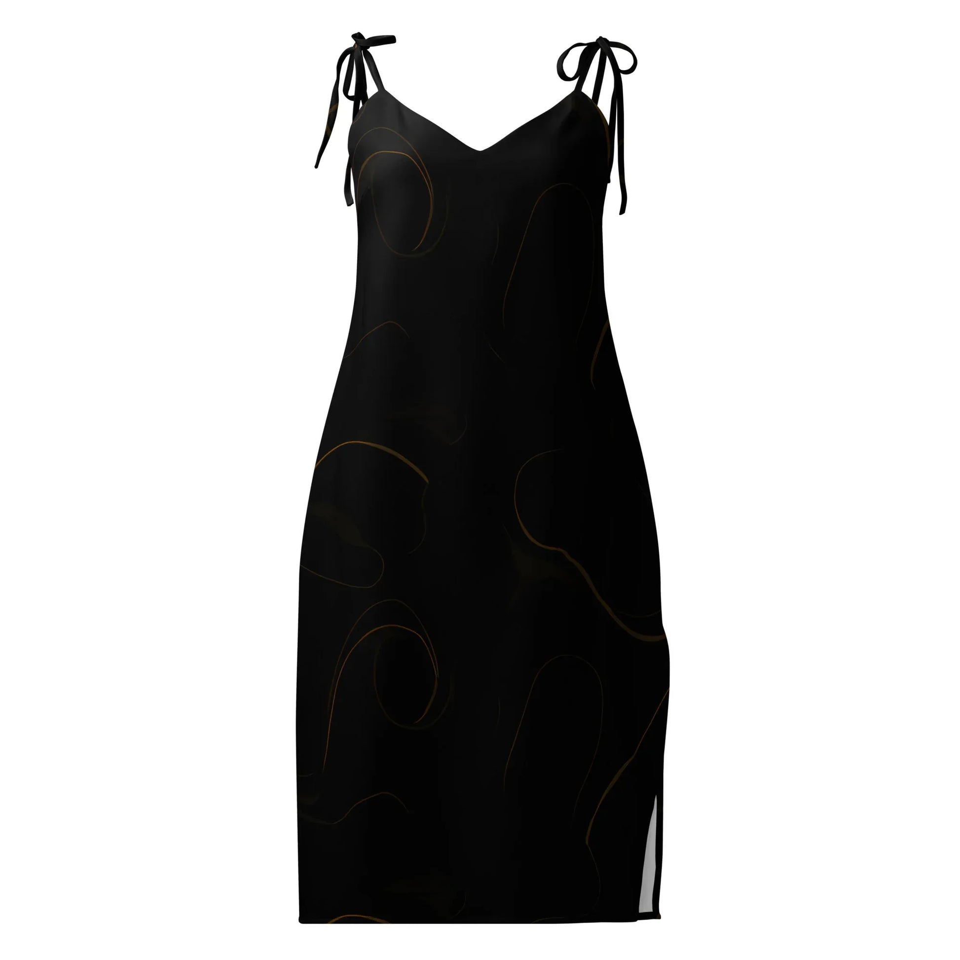 Tie-Strap Midi Dress - AwRans Clothing