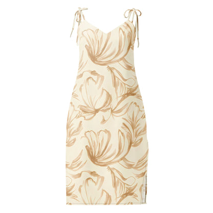 Tie-Strap Midi Dress - AwRans Clothing