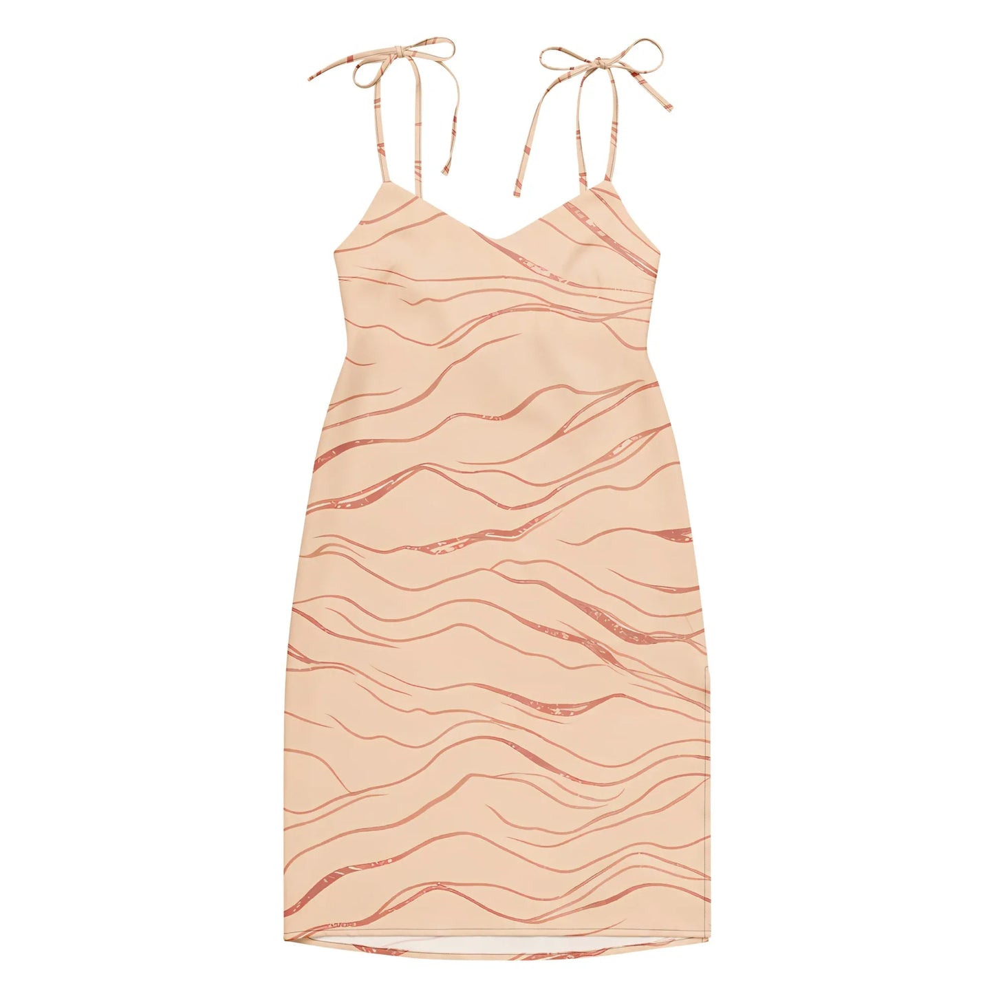 Tie-Strap Midi Dress - AwRans Clothing