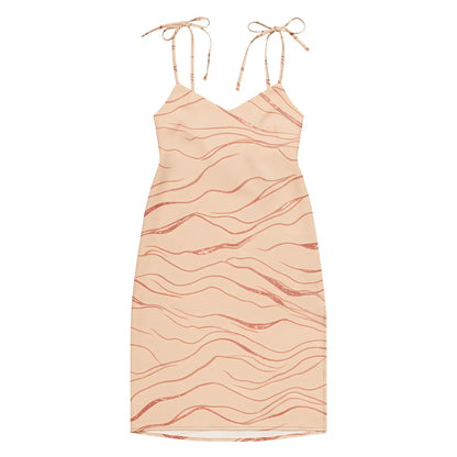 Tie-Strap Midi Dress - AwRans Clothing