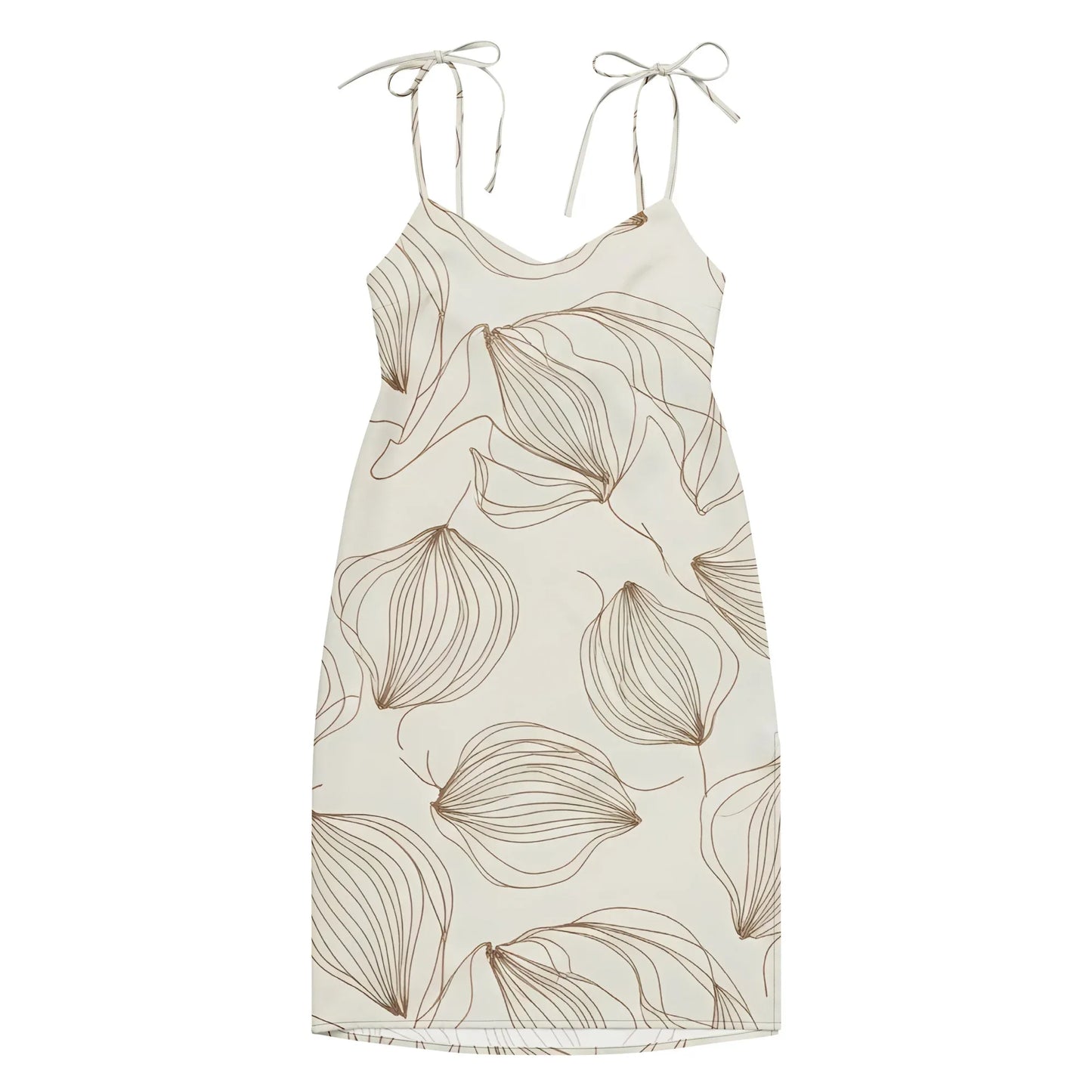 Tie-Strap Midi Dress - AwRans Clothing