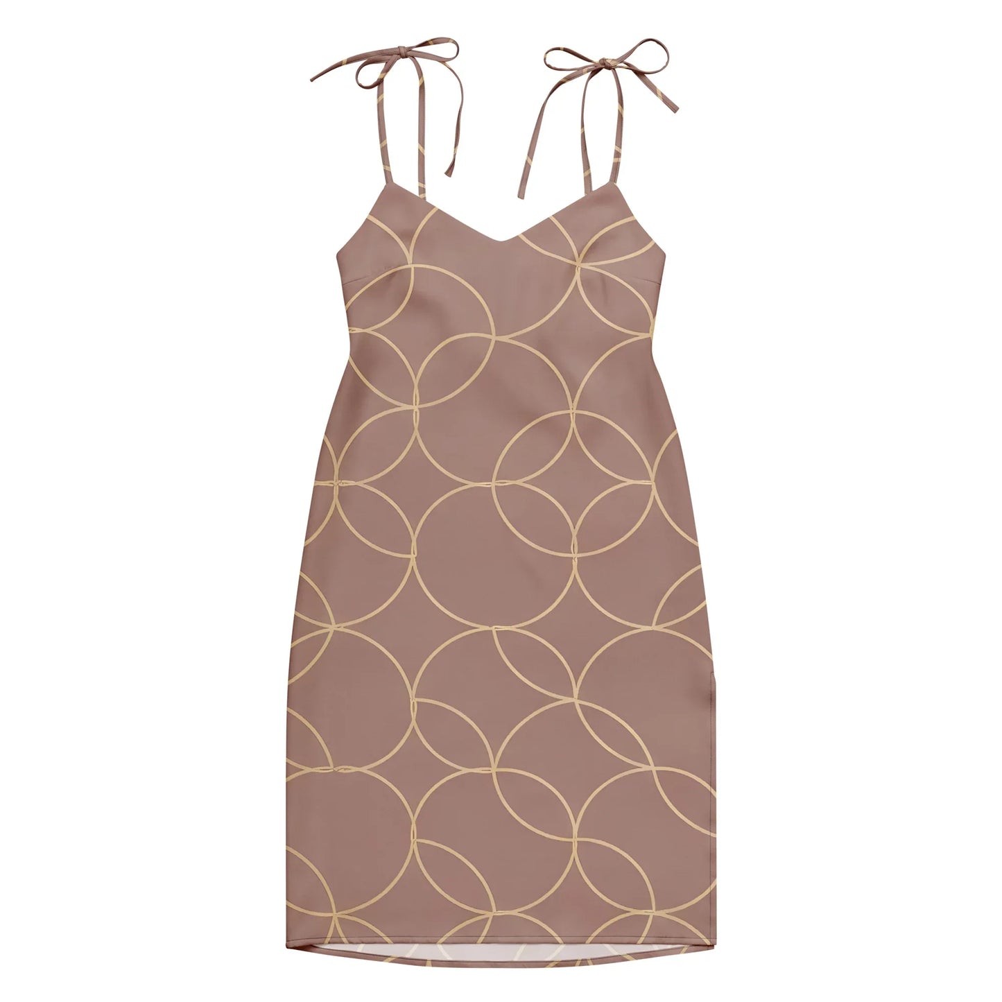 Tie-Strap Midi Dress - AwRans Clothing