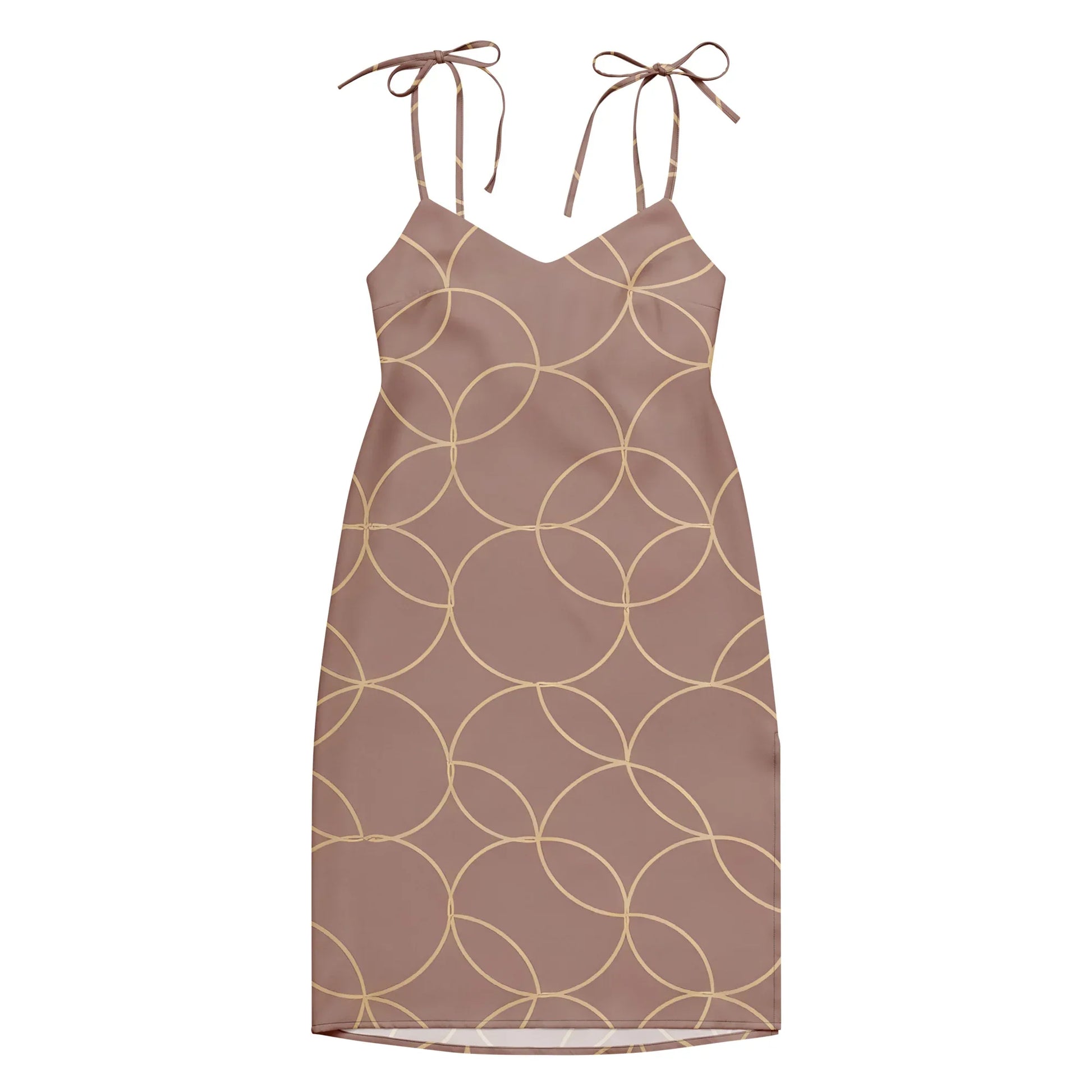 Tie-Strap Midi Dress - AwRans Clothing