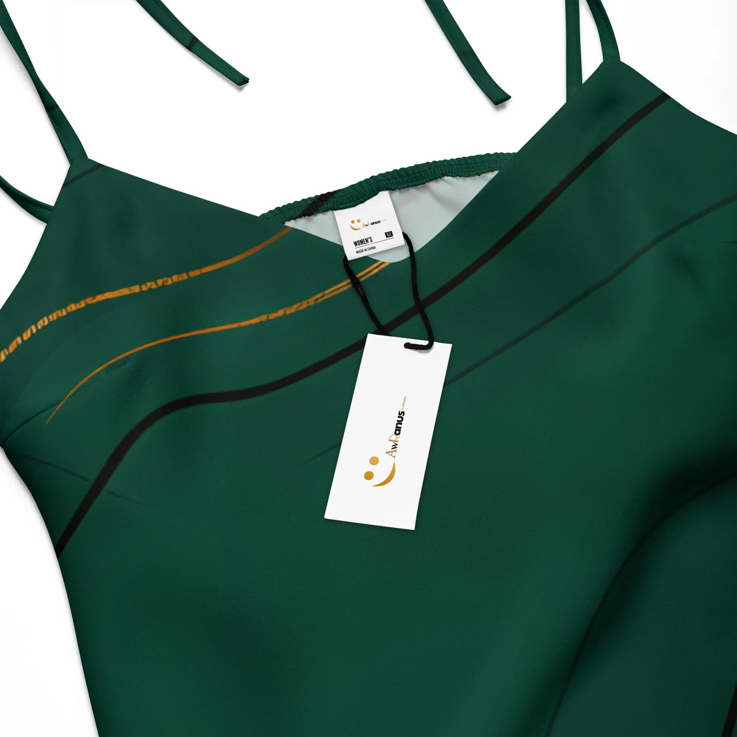 Tie-Strap Midi Dress - AwRans Clothing