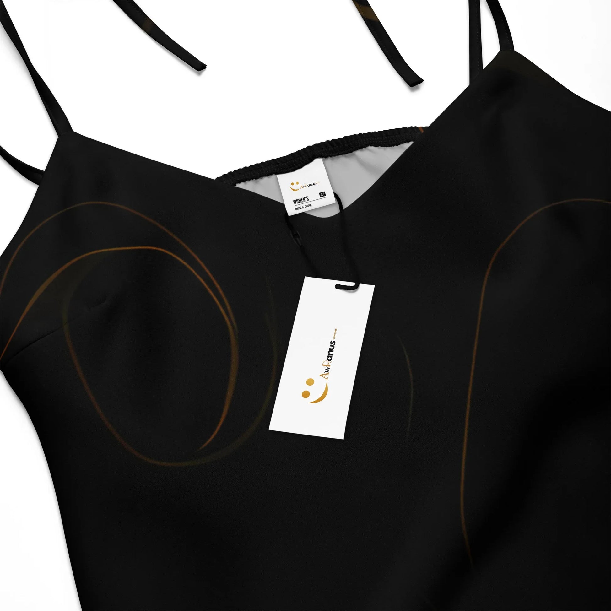 Tie-Strap Midi Dress - AwRans Clothing