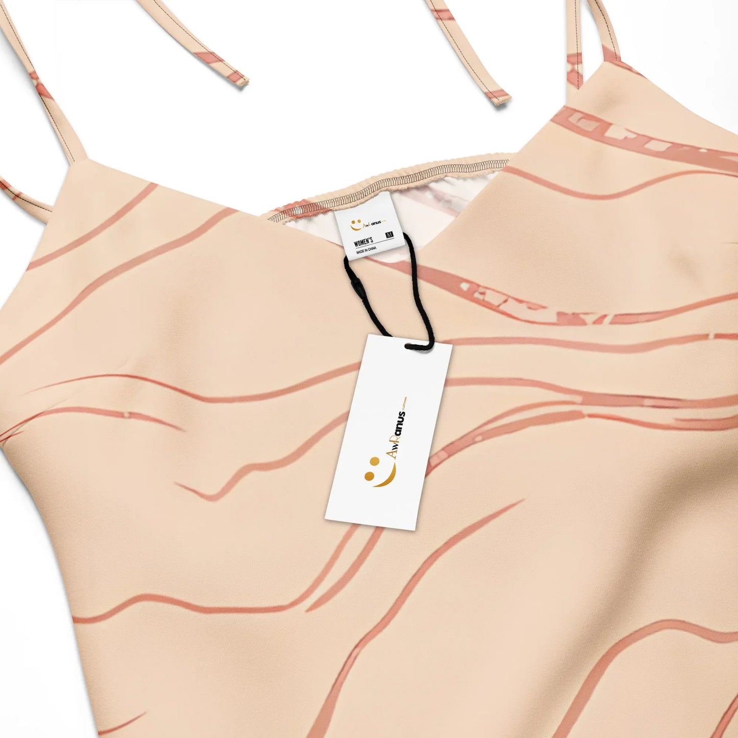 Tie-Strap Midi Dress - AwRans Clothing