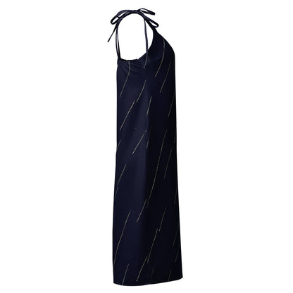 Tie-Strap Midi Dress - AwRans Clothing