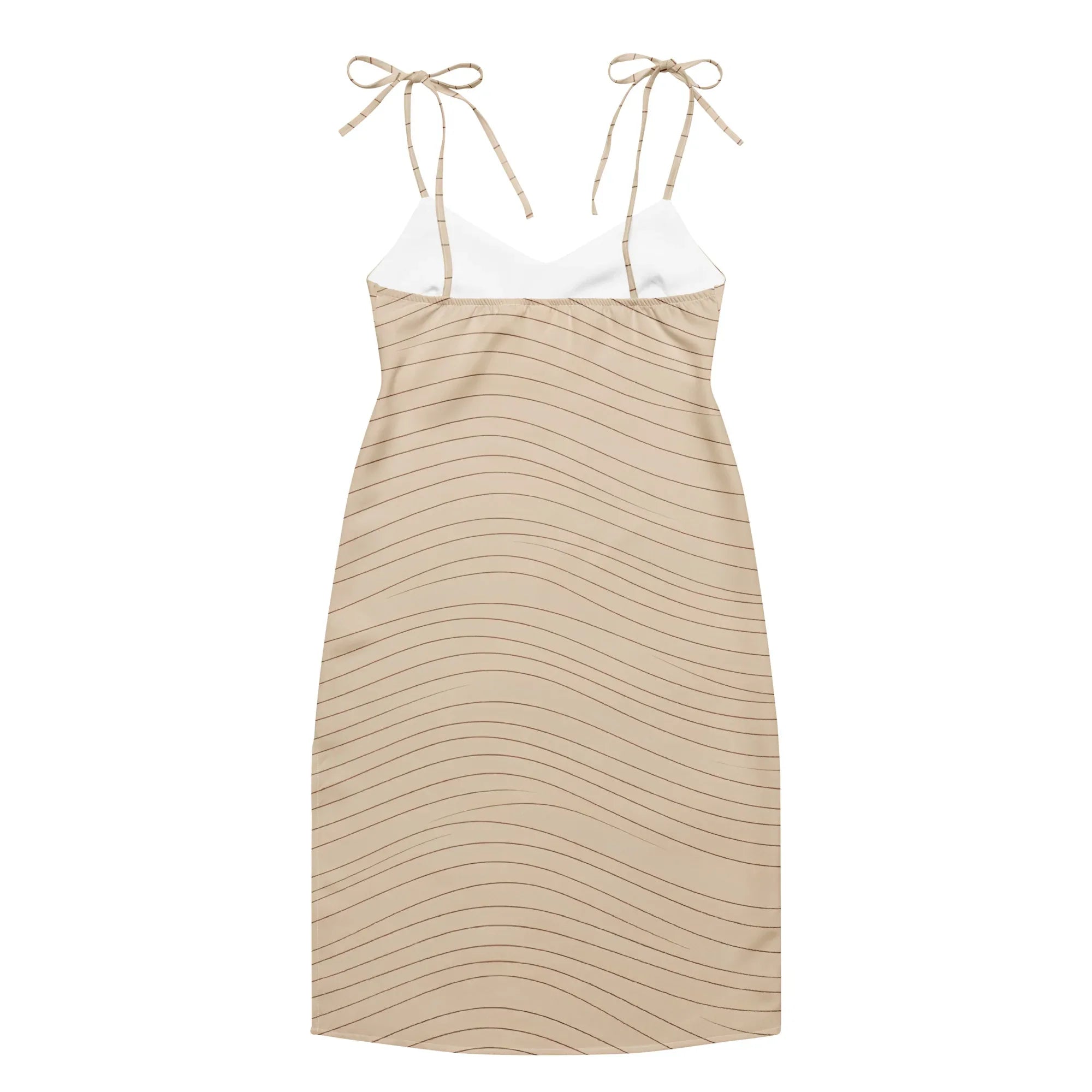 Tie-Strap Midi Dress Dress AwRans Clothing all-over-print-slip-dress-white-back-689c575a365fe