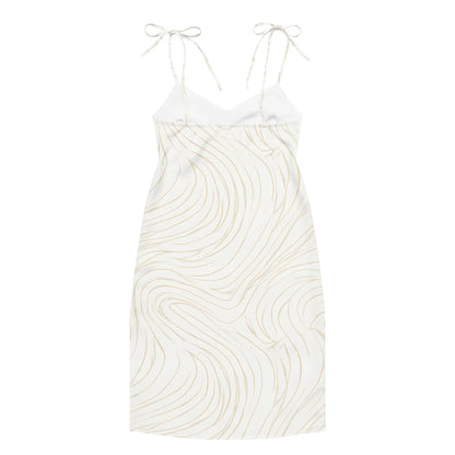 Tie-Strap Midi Dress - AwRans Clothing