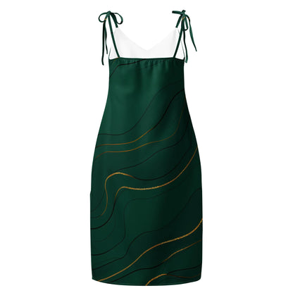 Tie-Strap Midi Dress - AwRans Clothing