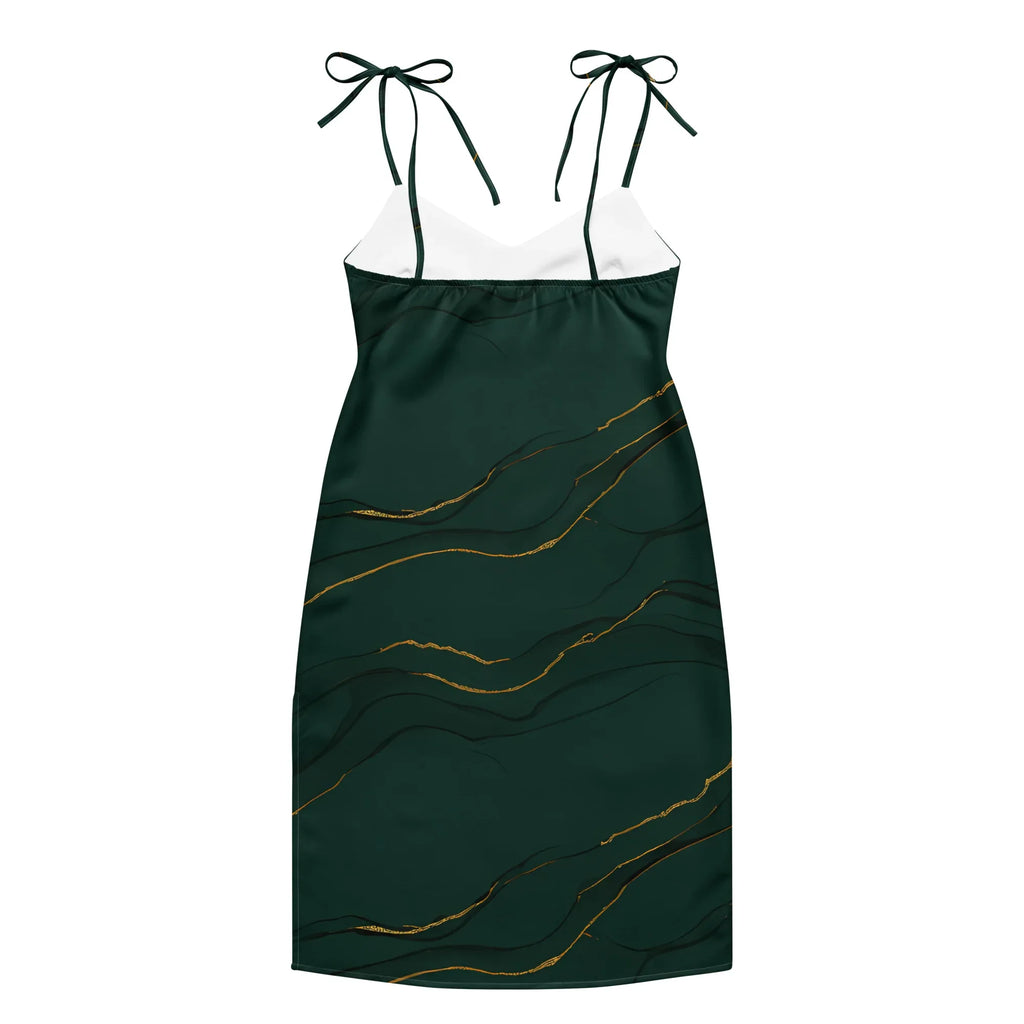 Tie-Strap Midi Dress Dress AwRans Clothing all-over-print-slip-dress-white-back-689c5854c057a