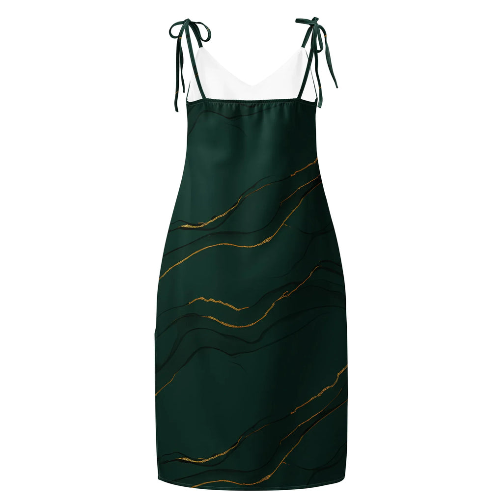 Tie-Strap Midi Dress Dress AwRans Clothing all-over-print-slip-dress-white-back-689c5854c09ae